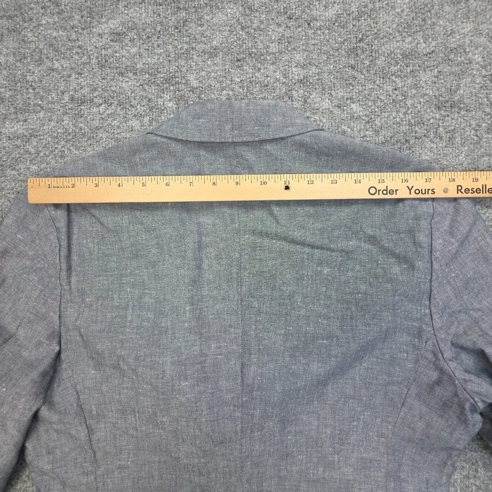 J.Crew Ludlow Somelos Blazer Men's 40R Gray-Blue Linen Blend 2-Button